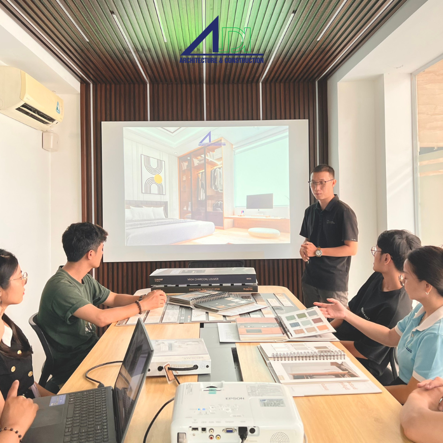 HỌP TEAM CHỌN VẬT LIỆU CHO CÔNG TRÌNH NHÀ Ở LONG AN