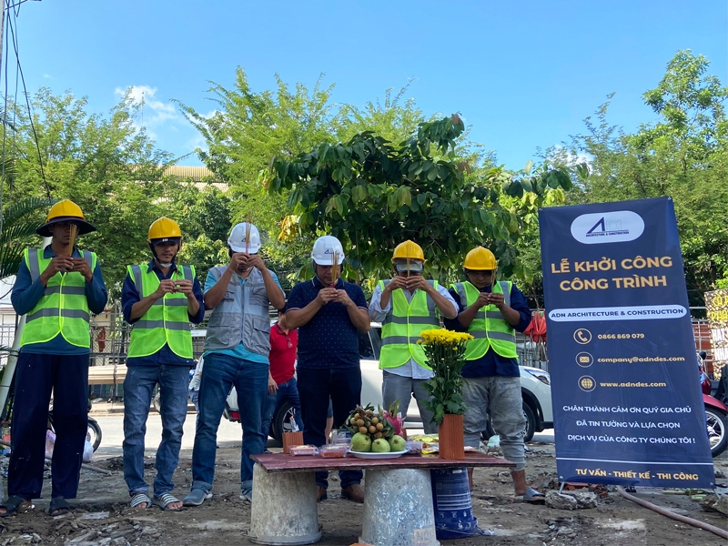 KHỞI CÔNG CÔNG TRÌNH TRONG THÁNG 8